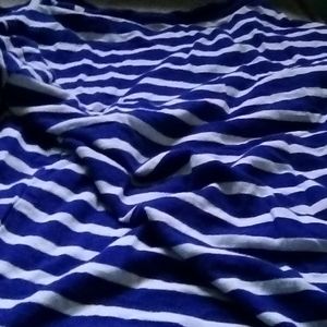 Blue and white stripes shirt